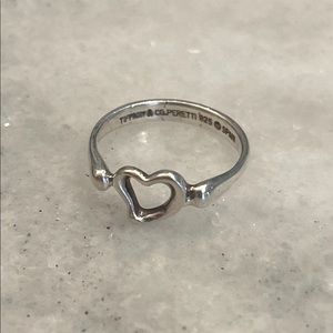 Tiffany & co. Elsa Peretti Open Heart Ring